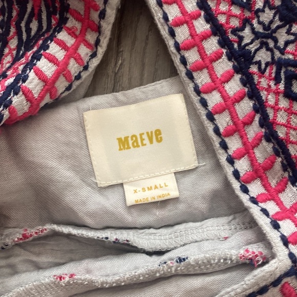 Anthropologie Ruidoso Embroidered Dress XS - Picture 8 of 8